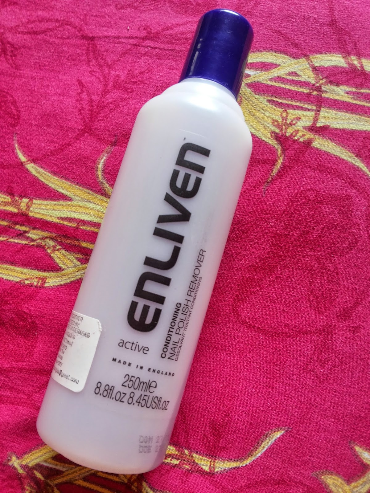 The Purple Notebook Enliven Conditioning Nail Polish Remover