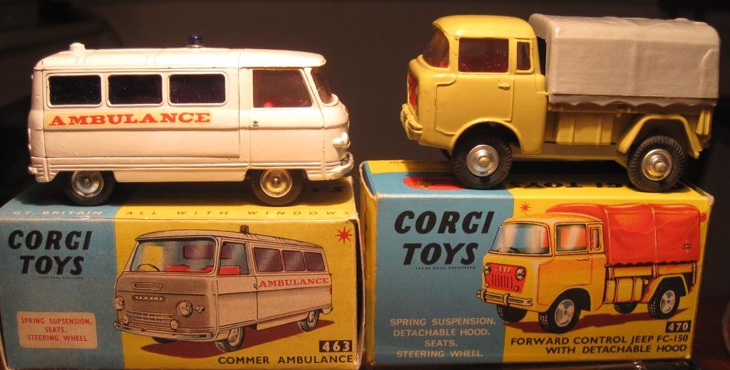 Corgi Toys 1/44 Bedford Dormobile Réf.404 – Occasion, Rouge, Collection