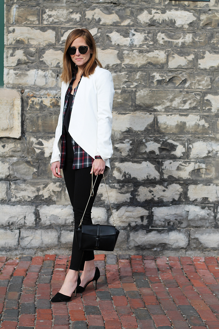 Outfits File: White plus a hint of Plaid | THE VAULT FILES