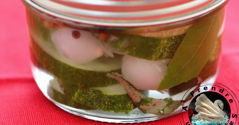 Cornichons au vinaigre A Prendre Sans Faim