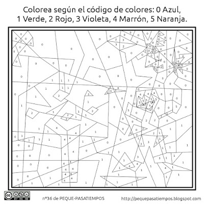 tareitas: COLOREAR POR NUMERO  Colorear por números, Pixel art