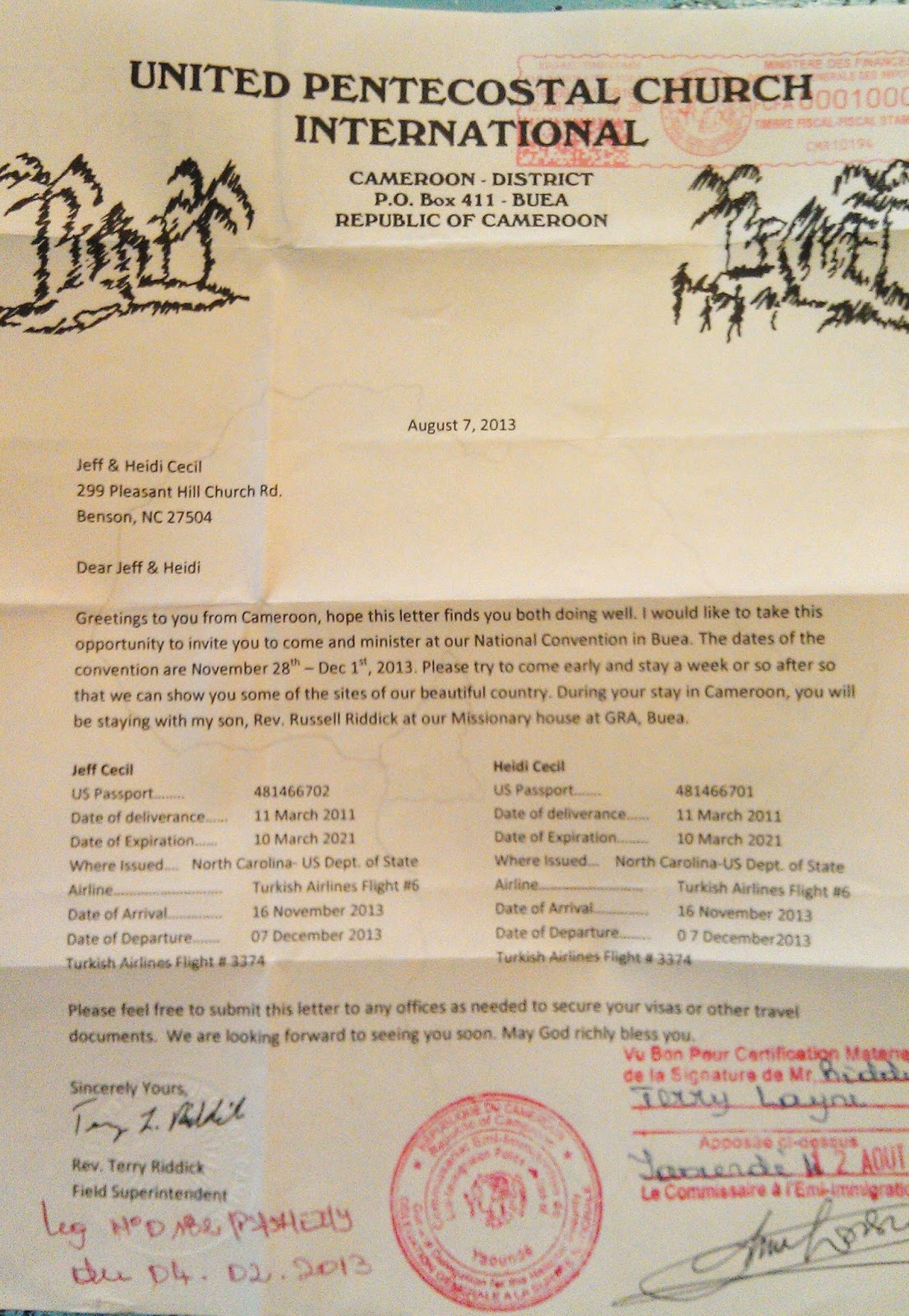 Jeff & Heidi Cecil: August 2013