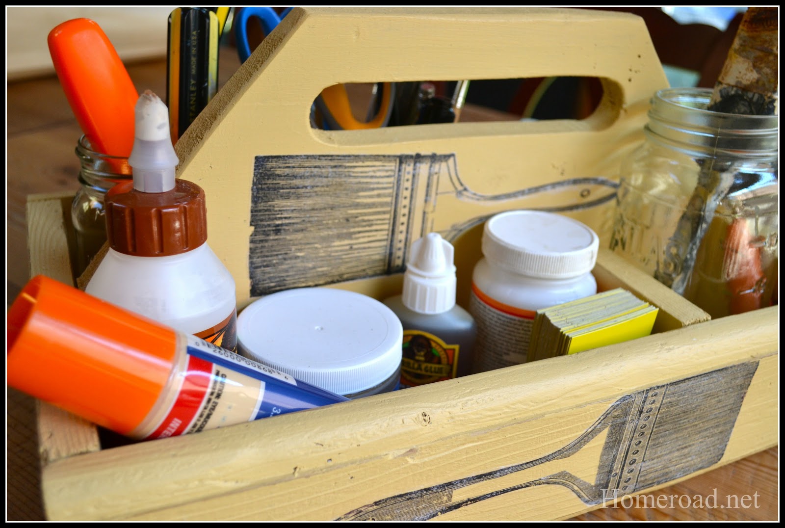 How to Build a Craft Toolbox Organizer