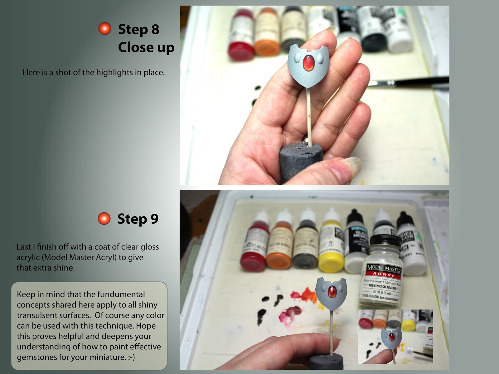 Hamster Cage Studio How to Paint Realistic Gemstones