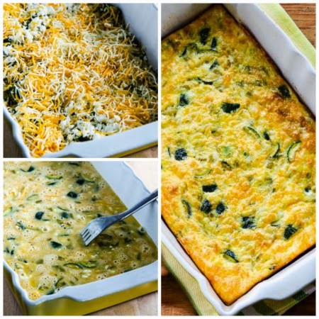 Low-Carb Zucchini and Green Chile Breakfast Casserole (Video) - Kalyn's ...