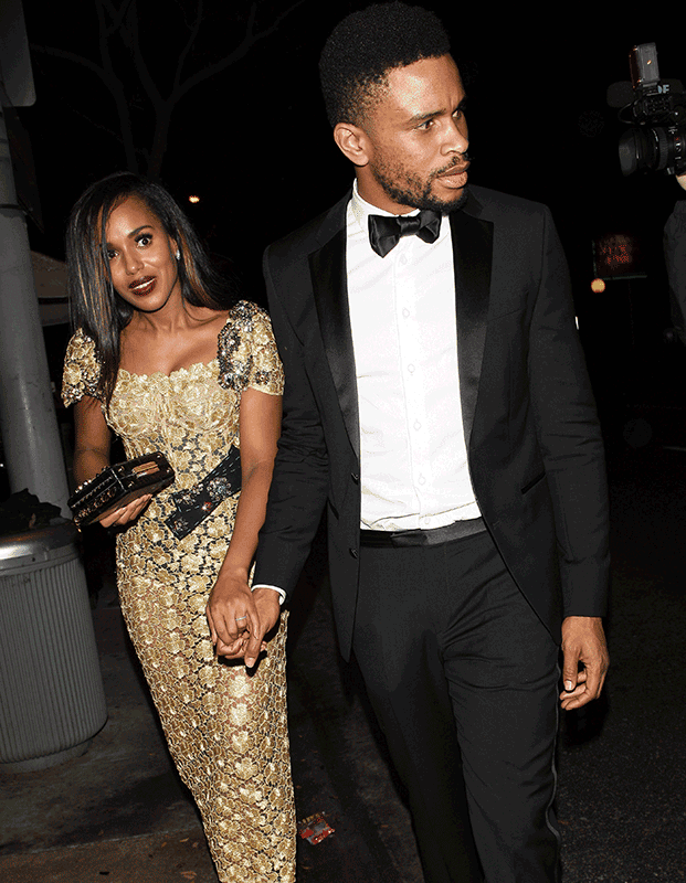 CUTE COUPLE!! Actress Kerry Washington And Her HUSBAND . . . Were Photo