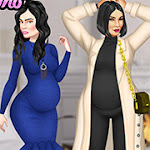 Pregnant Celebrity Sisters Dress Up