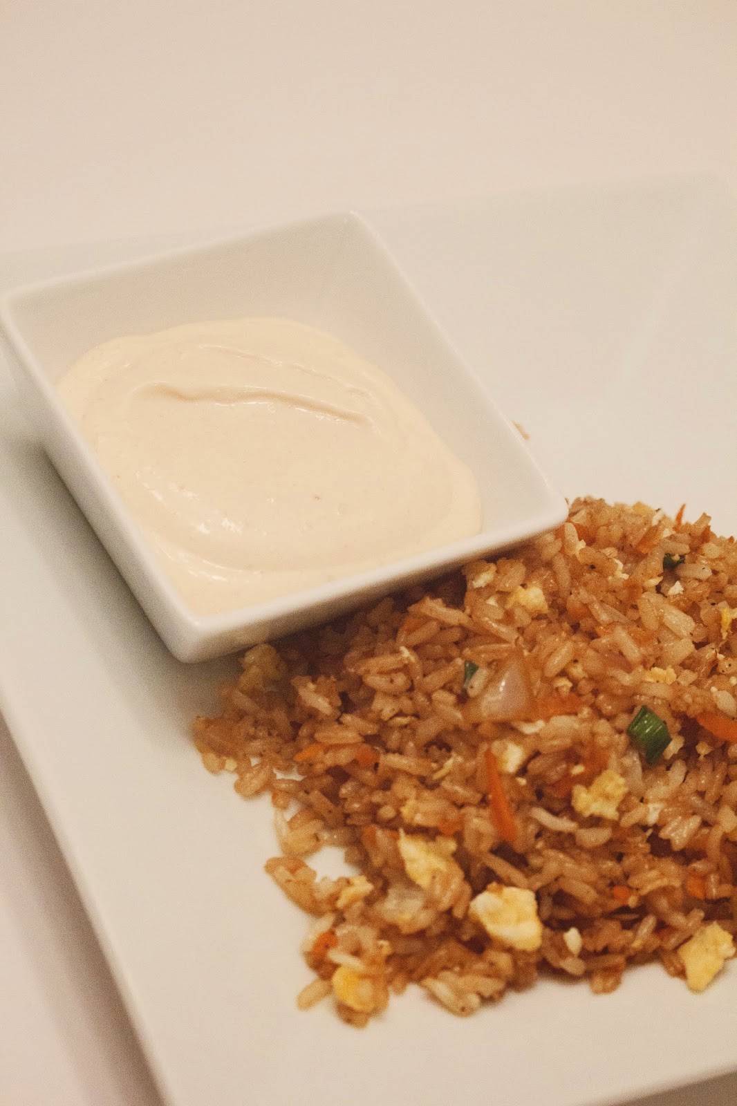maede.for.you. Fried Rice with Yum Yum Sauce