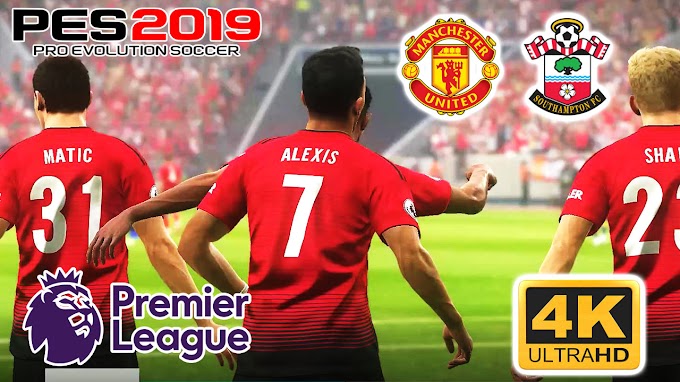 PES 2019 | Manchester United vs Southampton | English Premiere League | PC GamePlaySSS