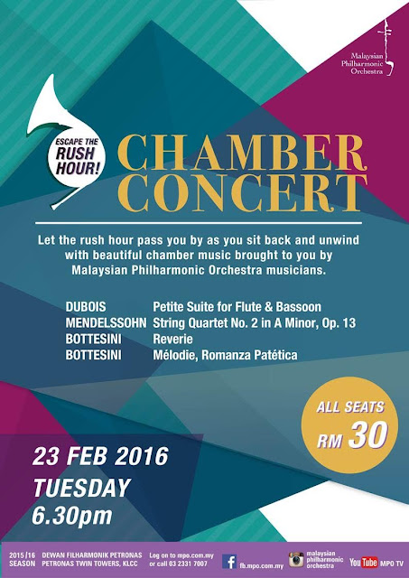 [Upcoming Event] Escape The RUSH HOUR Chamber Concert