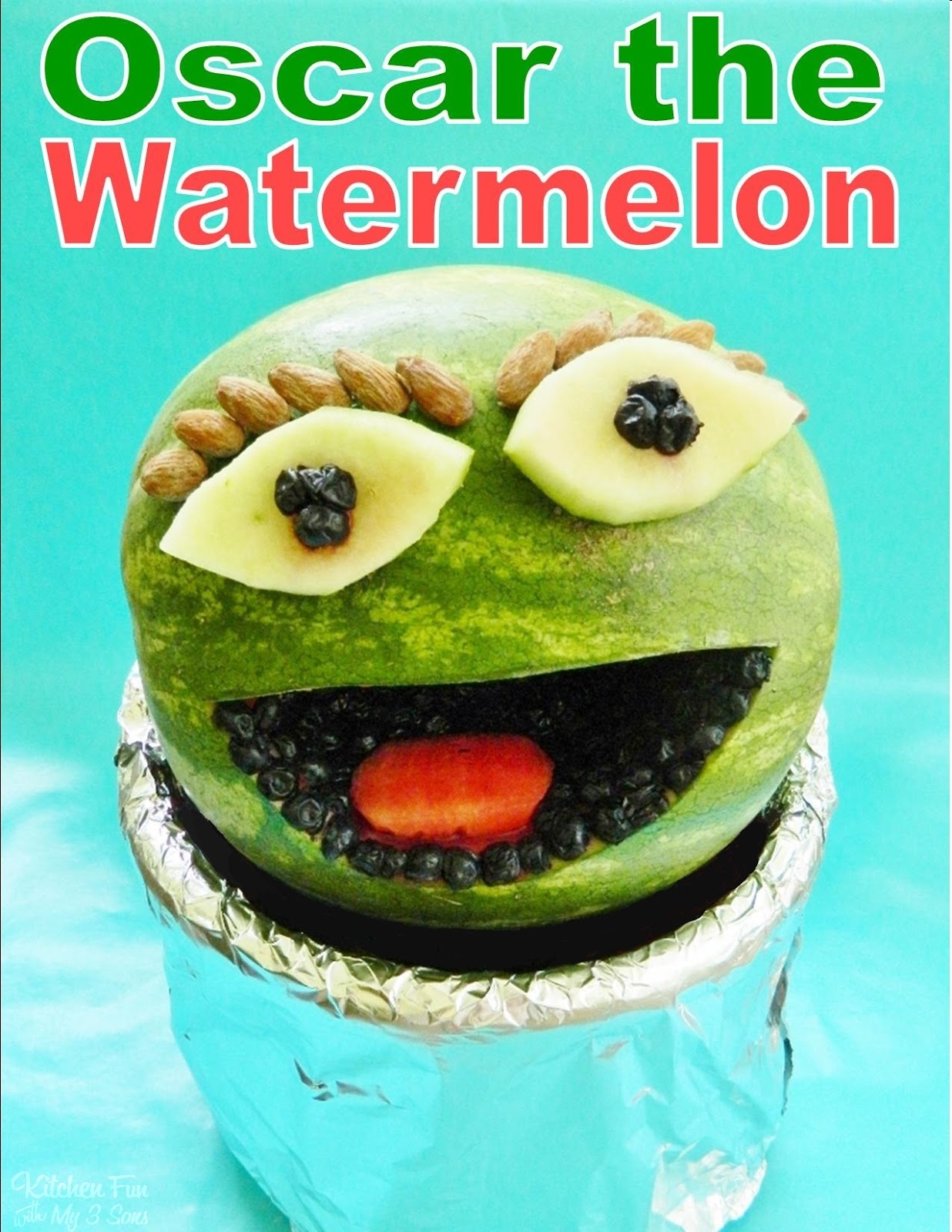 Oscar The Grouch Watermelon Kitchen Fun With My 3 Sons