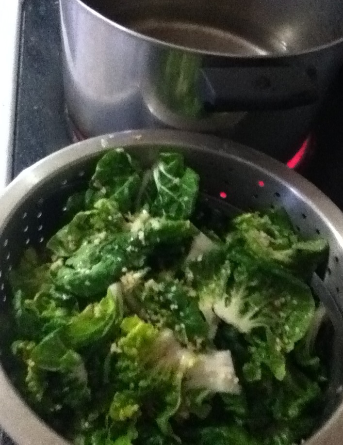 Via Bella Steamed Baby Bok Choy with Rice