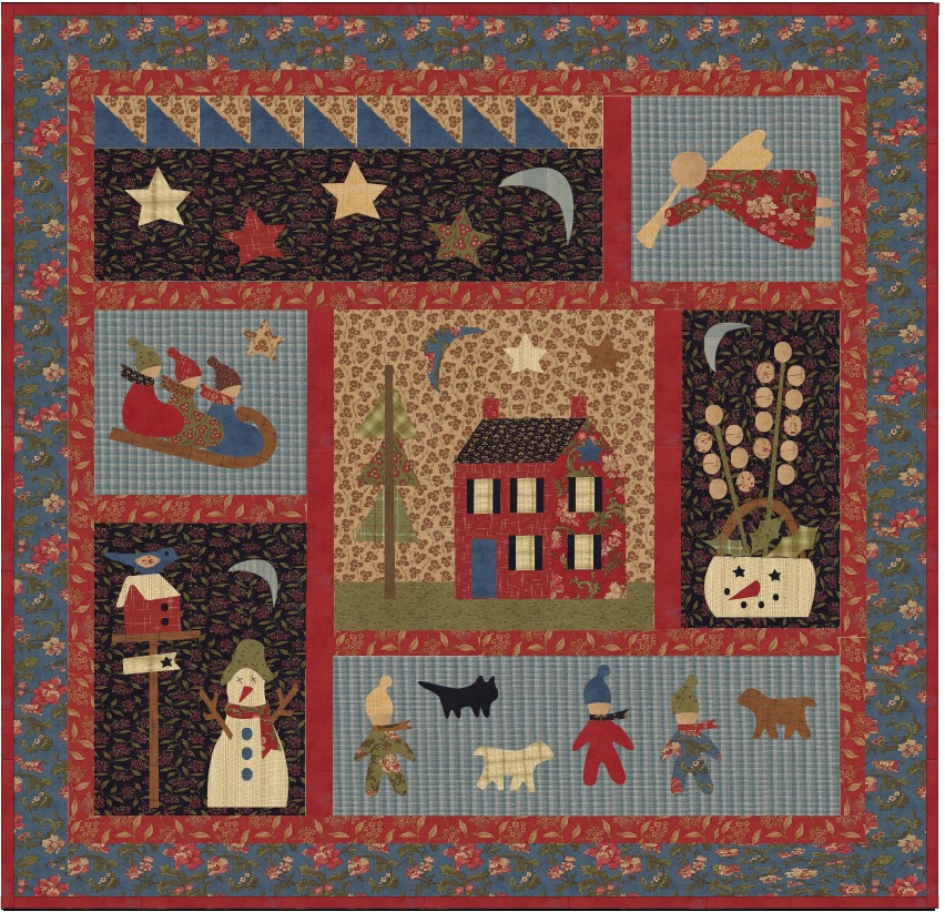 Jan Patek Quilts Christmas in July kit sale 1