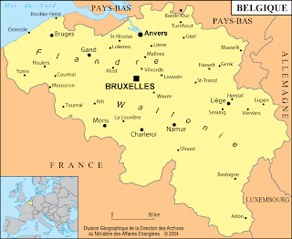 Belgique géographique La Francophonie - la Belgique