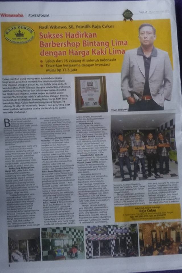 Rekomendasi Franchise Waralaba Barbershop Trik