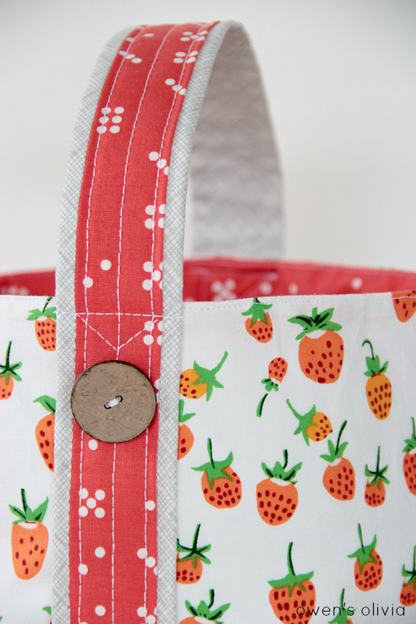 owen's olivia Fabric Basket and Bucket Tutorial
