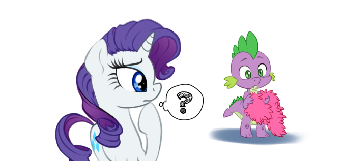 Rarity And Spike Clop