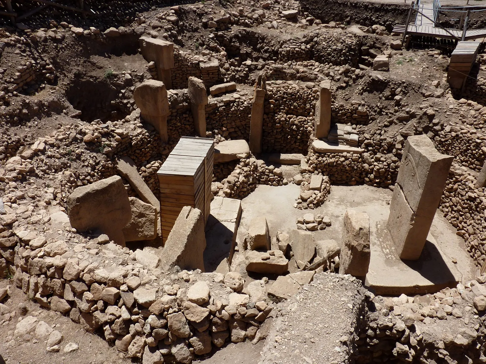 ギョベクリ・テペ遺跡の丸く形取られた石造り
