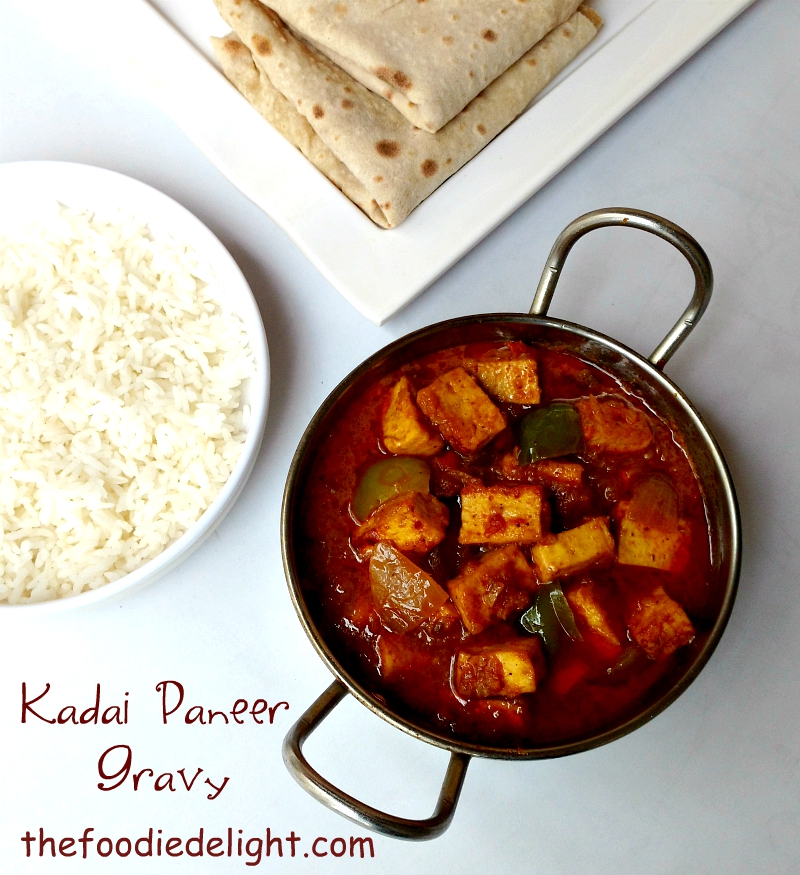 Kadai Paneer Gravy Recipe Restaurant Style Kadai Paneer The Foodie