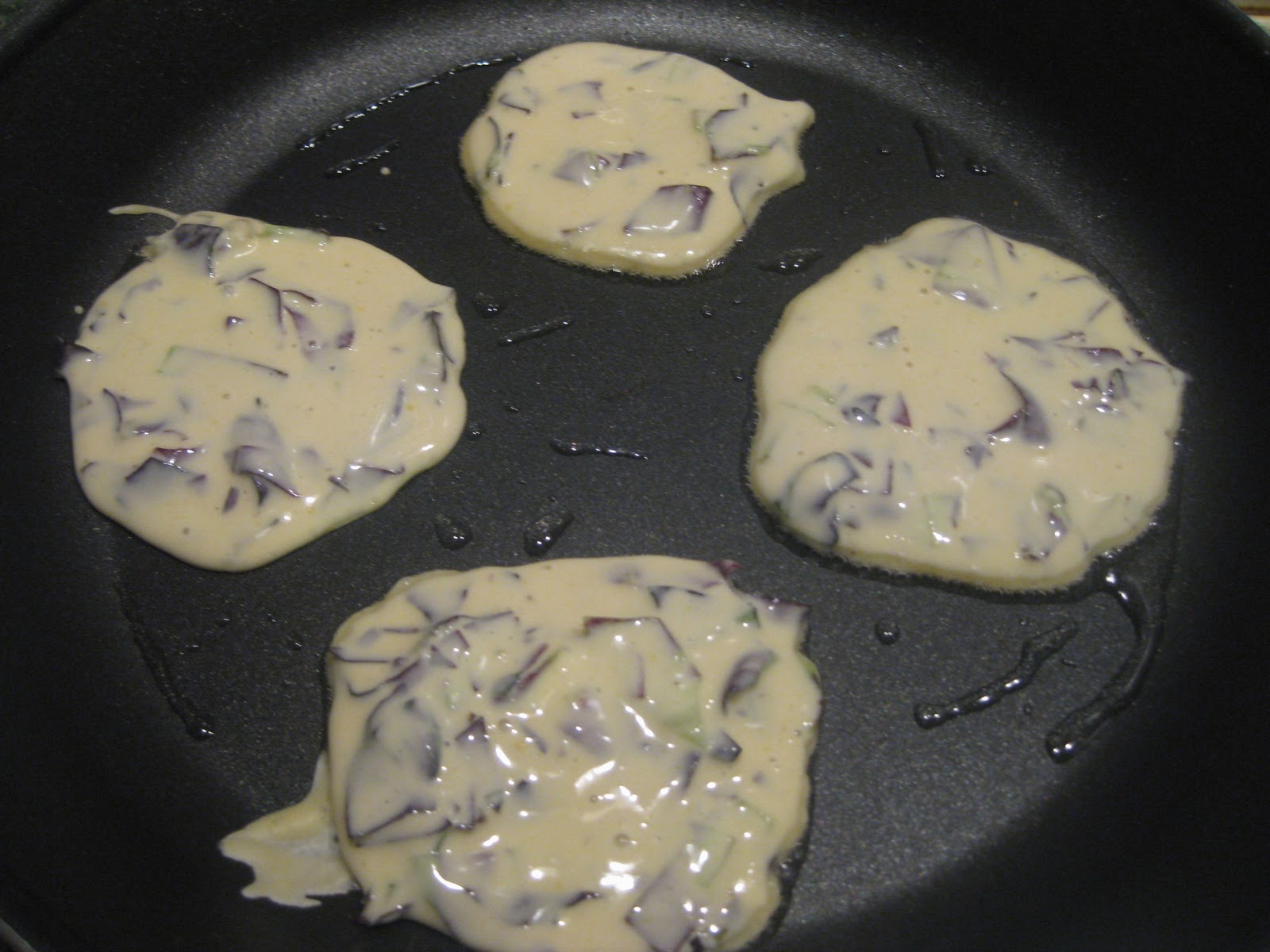 Lo Sfizio Goloso Pancake salati al radicchio di Treviso