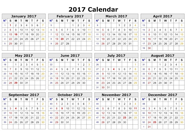 usa calendar 2017, calendar 2017 usa, 2017 us calendar, us calendar, calendar usa