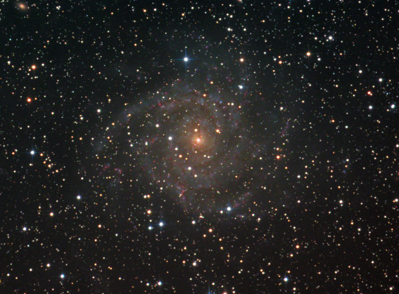Astrophotography under Acropolis IC 342