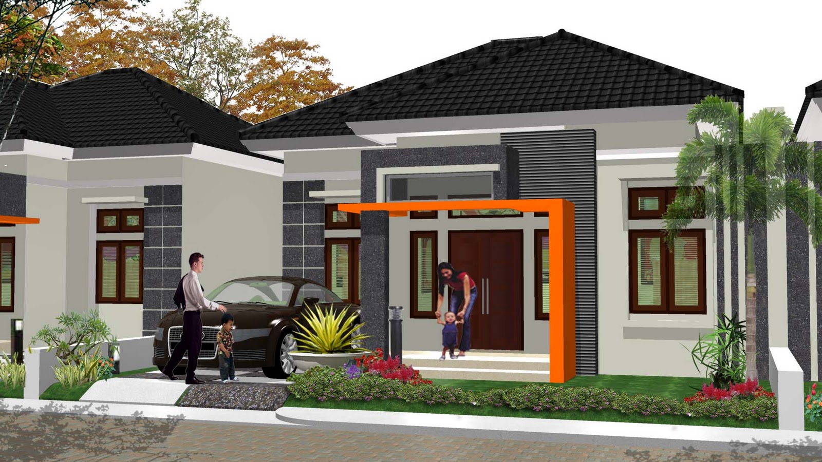 Model Depan Rumah Minimalis 1 Lantai Desain Rumah Minimalis