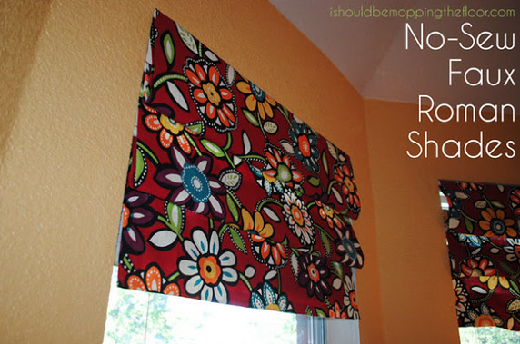 12 No Sew Window Treatments I Should Be Mopping The Floor