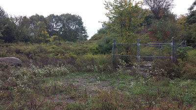 site of the former Franklin sewer works (photo from a walk in Sep 2015)