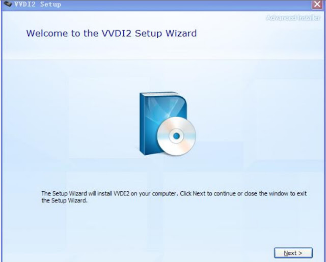 VVDI2 Setup Wizard