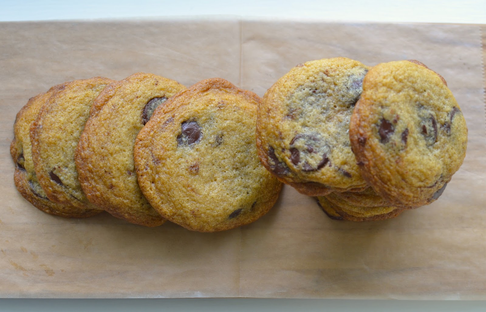 Playing with Flour Tate's (crispy) chocolate chip cookies