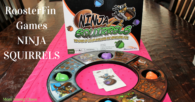 Roosterfin Games Ninja Squirrels, Ninja Squirrels, games, family games, kids, for adults, for kids, matching