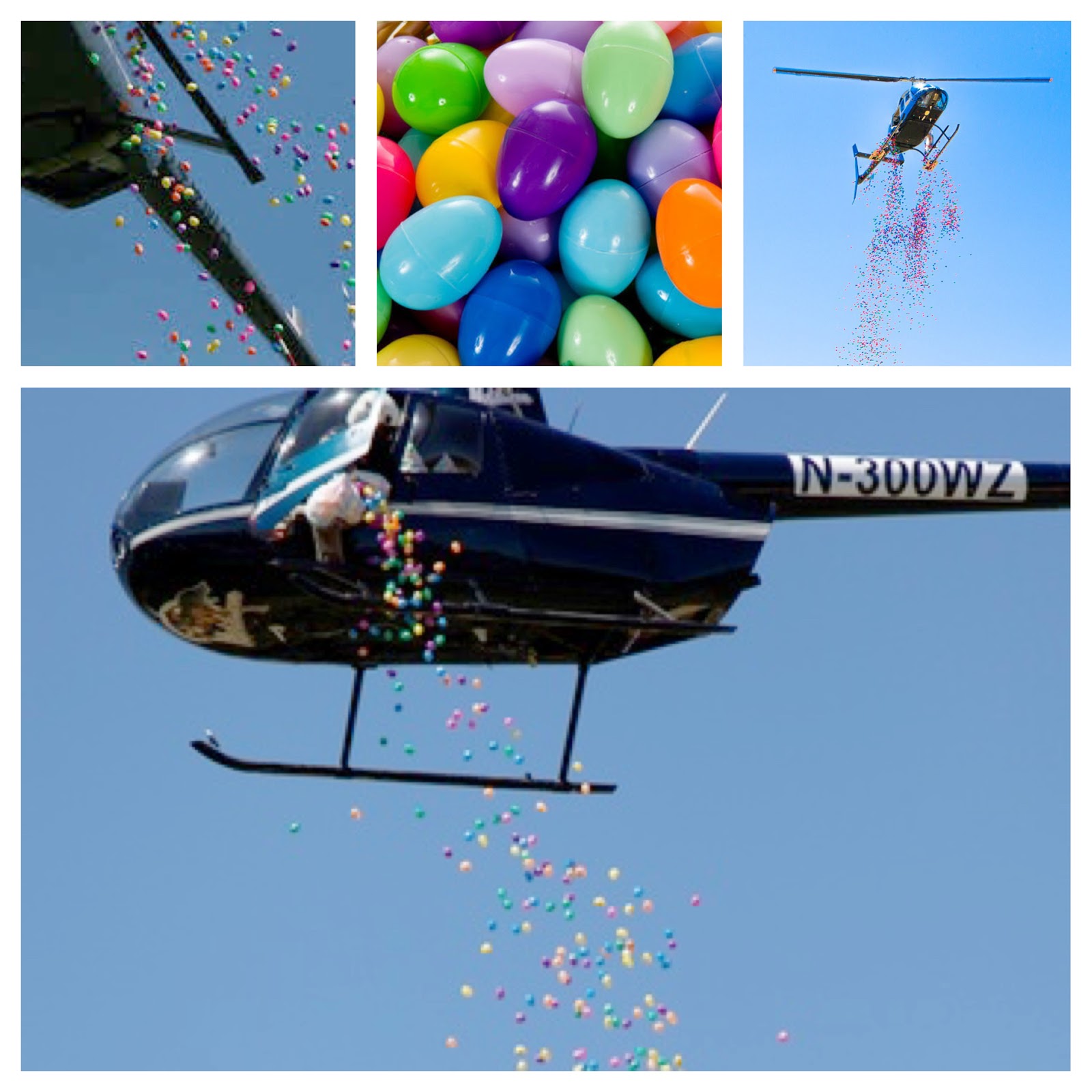 Fresh McKenzie APRIL3rd HELICOPTER EASTER EGG DROP