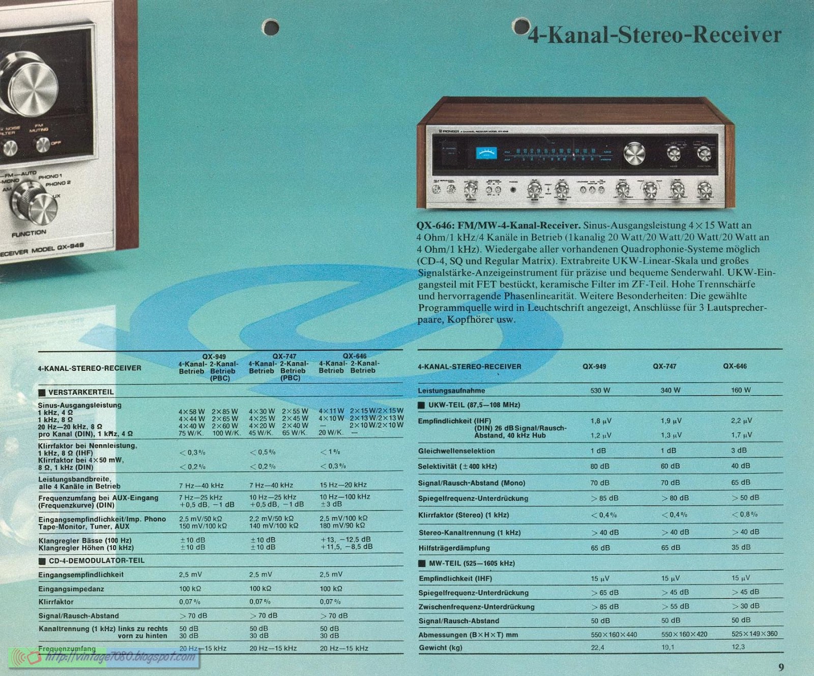 Vintage 70 80 Pioneer 38 Catálogo 1975