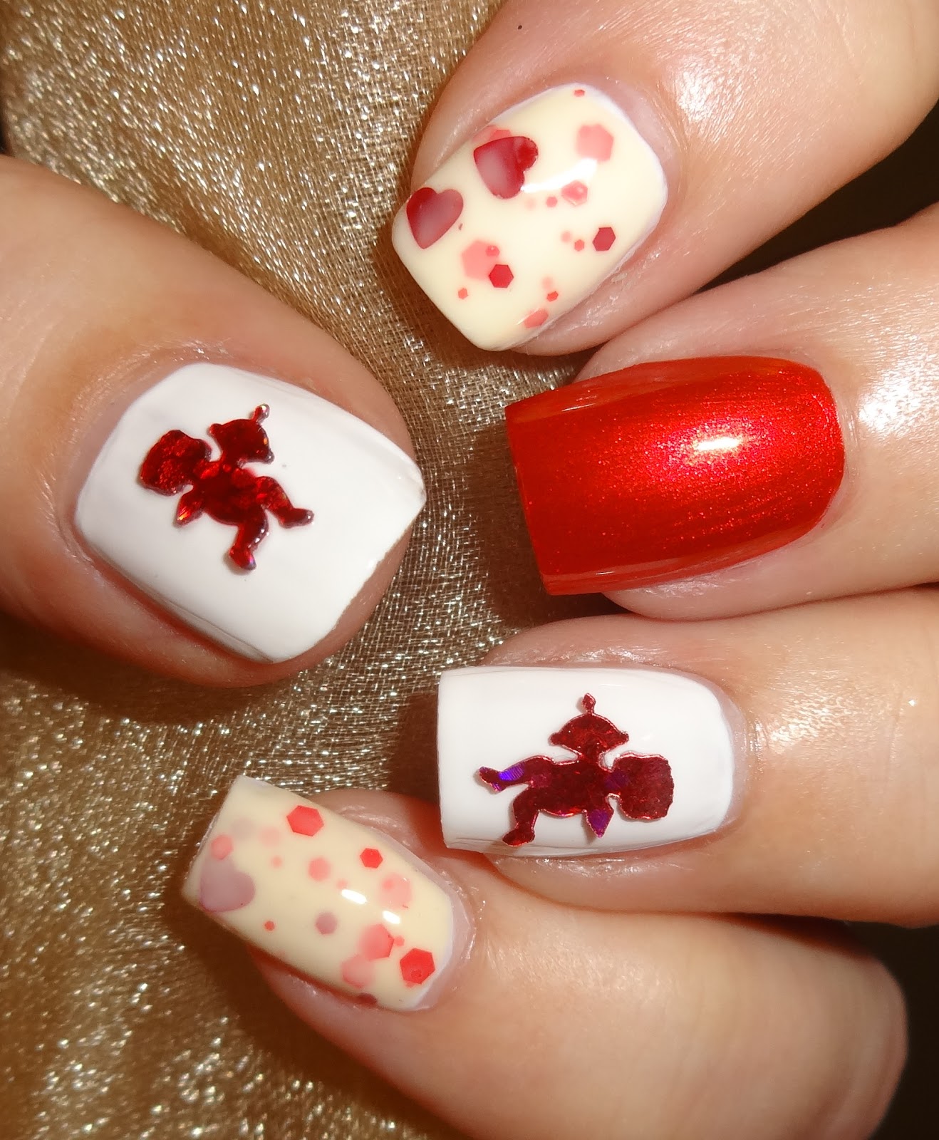 Wendy's Delights Cupid Nail Art Decals from Charlies Nail Art