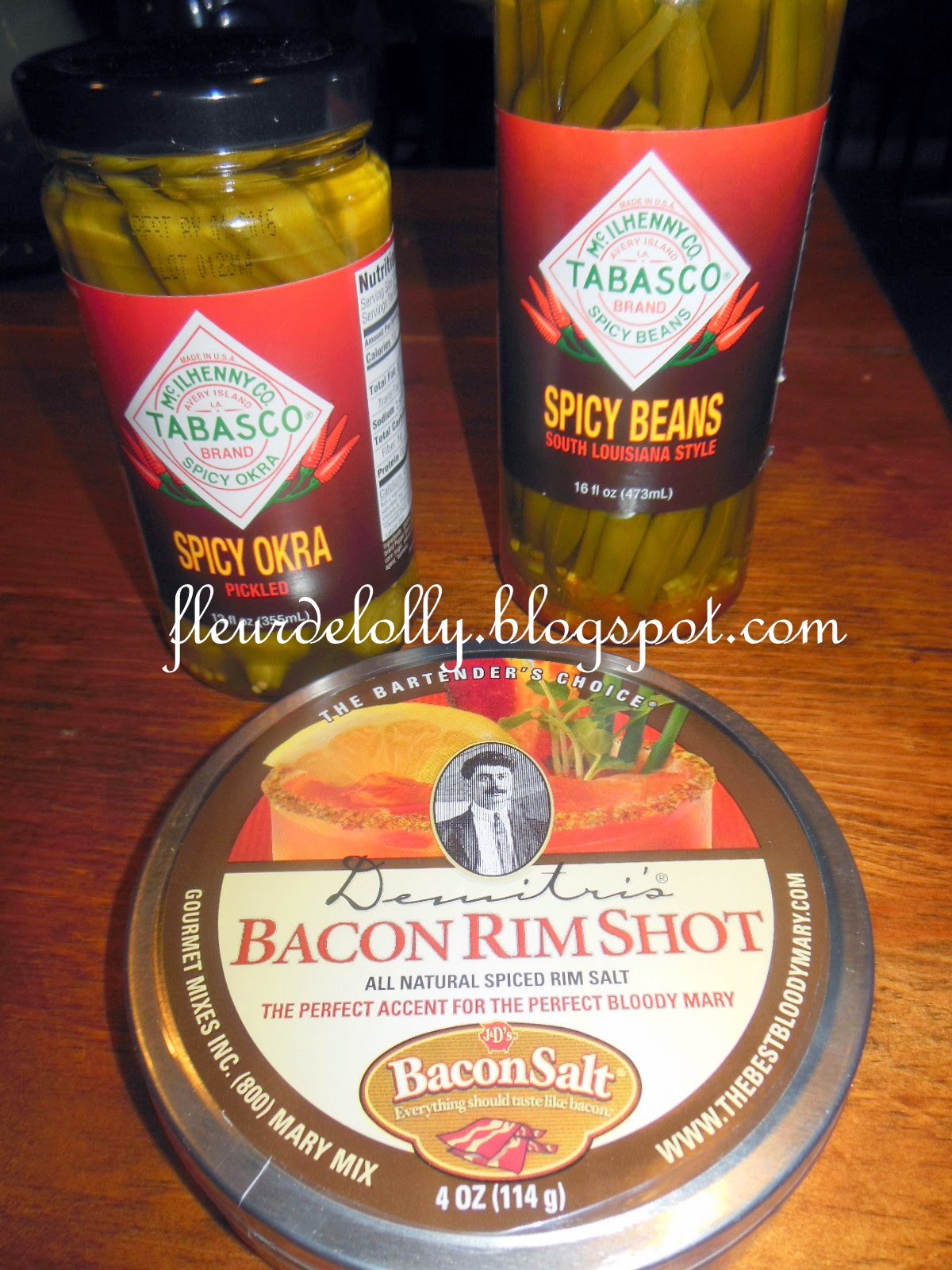 Fleur de Lolly: Bloody Mary with Smoked Bacon Rim Salt