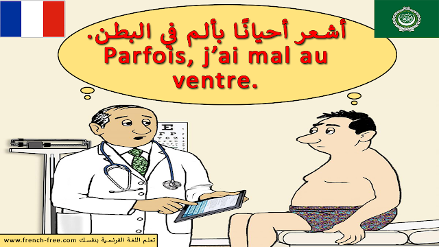 تعلم الحديث باللغة الفرنسية من البداية إلى الإحتراف بشكل رائع جدا عند الطبيب chez le docteur
