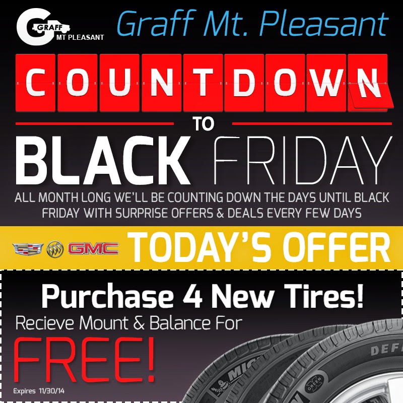 Black Friday at Graff Chevrolet, Buick, GMC, Cadillac in Mt. Pleasant