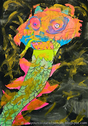 paintings dragon chinese gold before coloured