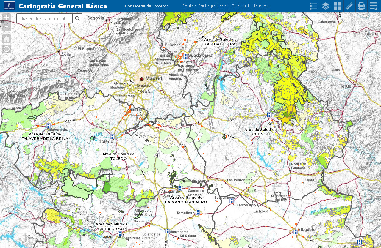 Cartografía Digital IDE CastillaLa Mancha aleluya!