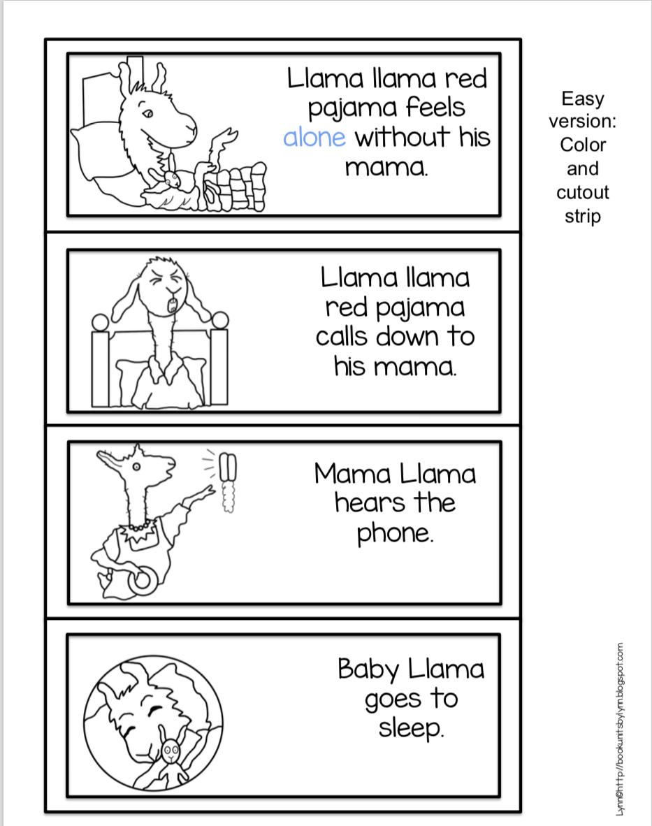 llama-llama-red-pajama-book-units-by-lynn