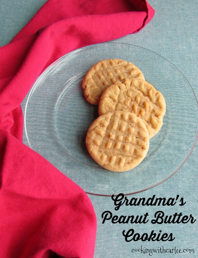 Cooking With Carlee Great Grandma's Peanut Butter Cookies