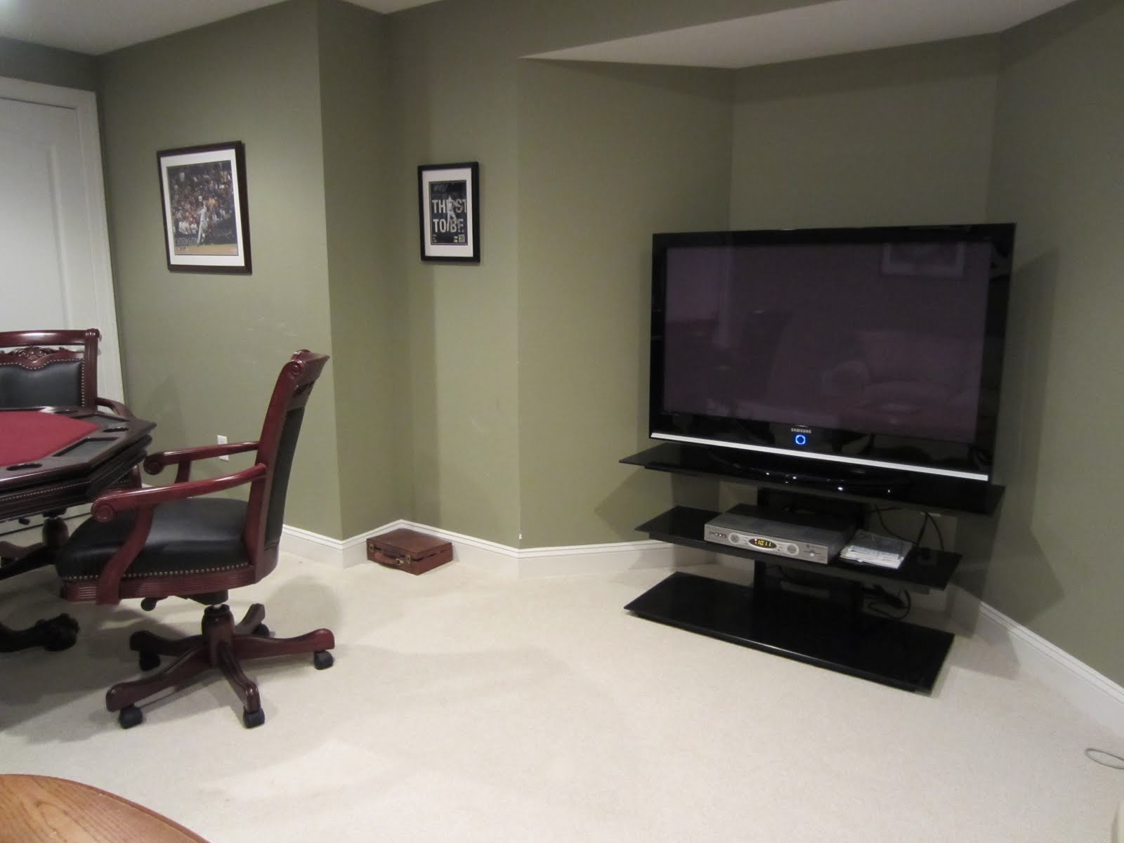 Man Cave Essentials - a Large Screen TV of course!