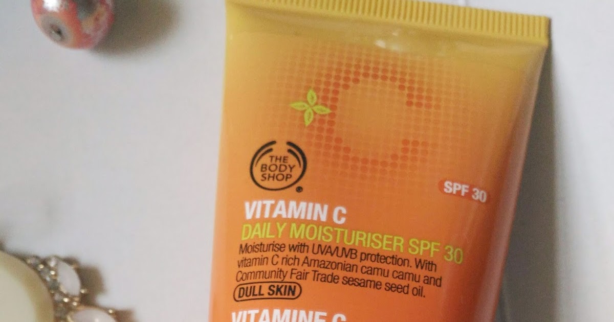 THE BODY SHOPVITAMIN C DAILY MOISTURIZER spf 30 REVIEW