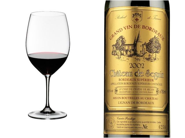 Riedel Vinum Bordeaux ja Château de Seguin Cuvée Prestige 2013 - www.blancdeblancs.fi