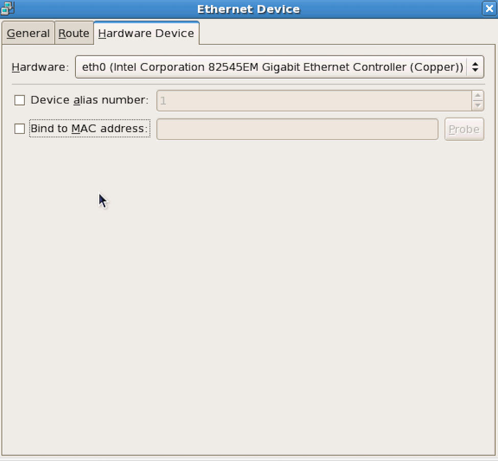 Ken 的研究紀錄簿 修改 CentOS 的 MAC Address