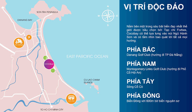 Vị trí siêu dự án Cocobay Đà Nẵng
