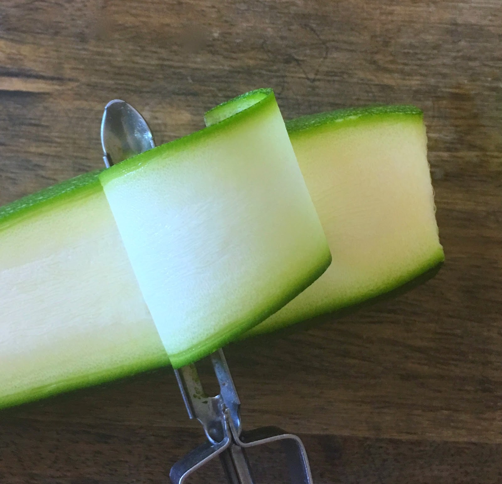 Jac o' lyn Murphy Zucchini Ribbon Salad with Chipotle Lemon Dressing