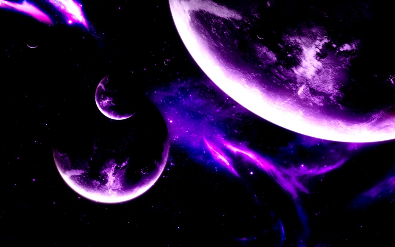 Space Galaxy Purple Hd Wallpaper | High Definitions Wallpapers