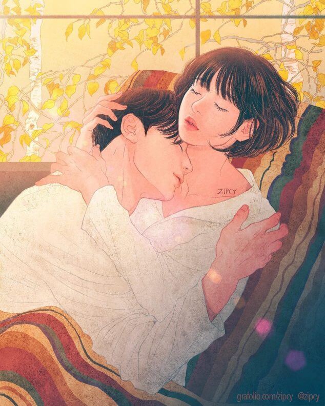 10 Beautiful Illustrations About Love By Korean Artist Zipcy 10 Beautiful Illustrations About Love By Korean Artist Zipcy